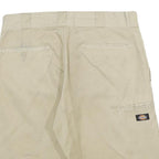 DICKIES Mens Shorts Beige Casual Relaxed Fit M W32 Workwear Utility Cotton Blend