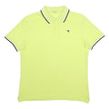 DIADORA Mens Yellow Short Sleeve Plain L Polo Shirt Sport Casual