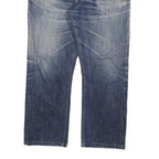 CARHARTT Mens Regular Blue Denim Jeans Button W36 L27 Workwear Utility Casual