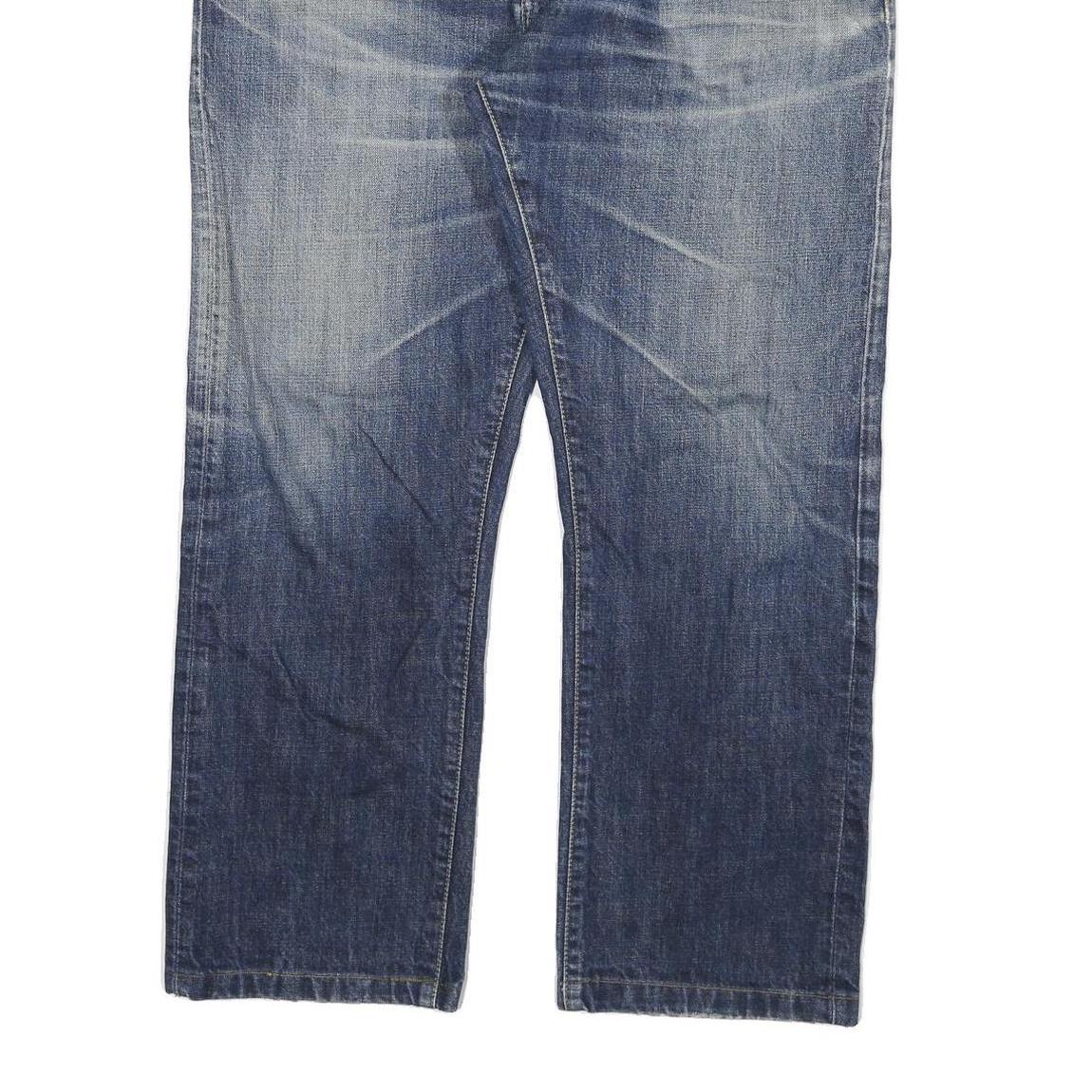 CARHARTT Mens Regular Blue Denim Jeans Button W36 L27 Workwear Utility Casual