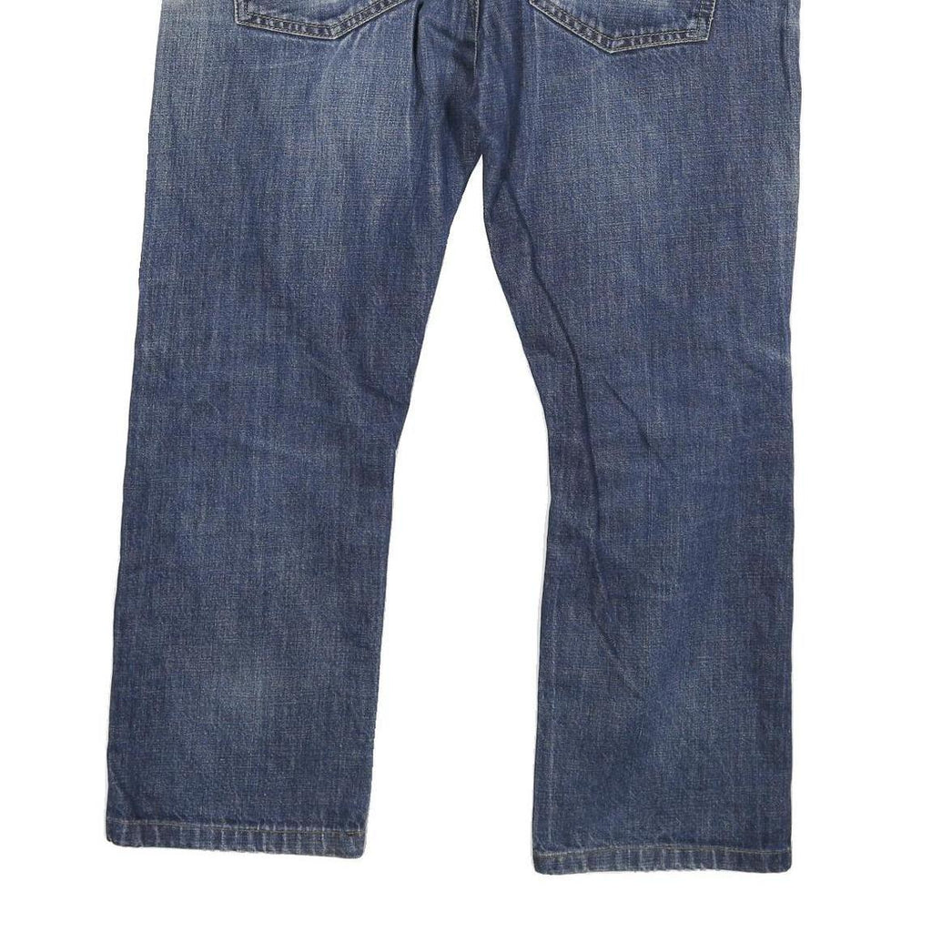 CARHARTT Mens Regular Blue Denim Jeans Button W36 L27 Workwear Utility Casual