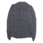 Womens Top Grey Long Sleeve L
