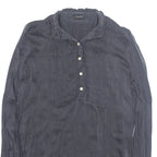 Womens Top Grey Long Sleeve L