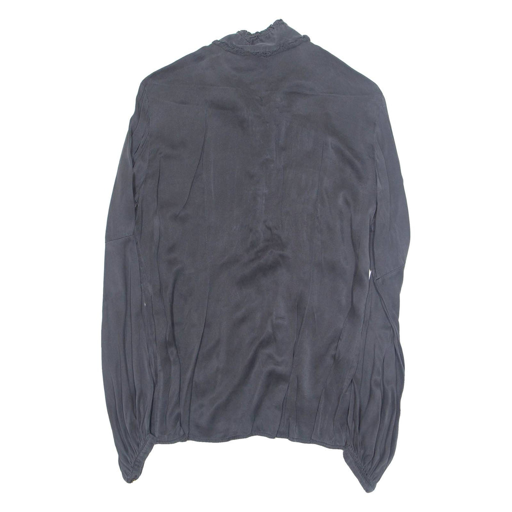 Womens Top Grey Long Sleeve L