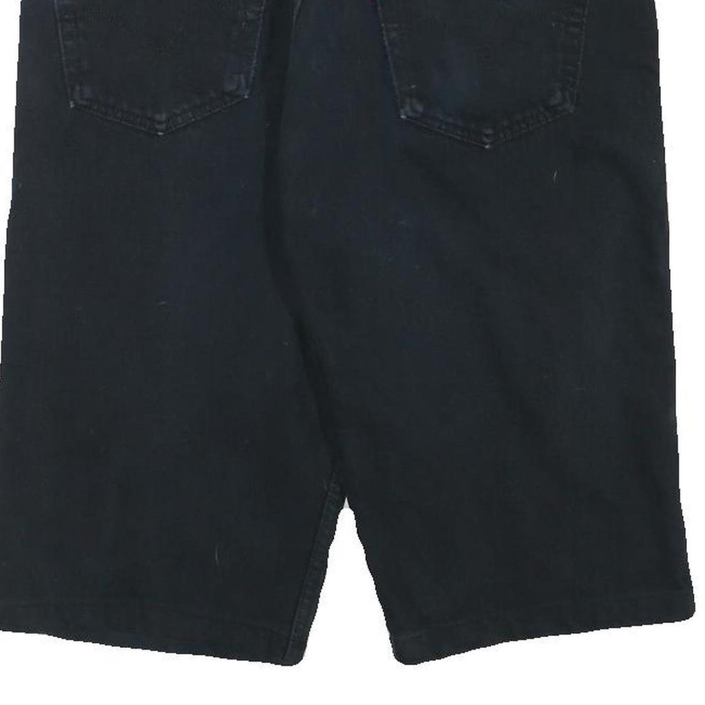 LEVI'S Mens Shorts Black Cotton Blend Casual L W32 Classic Fit Denim