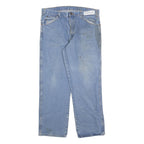 DICKIES Womens Relaxed Light Blue Denim Relaxed Fit Straight Leg Jeans W36 L30