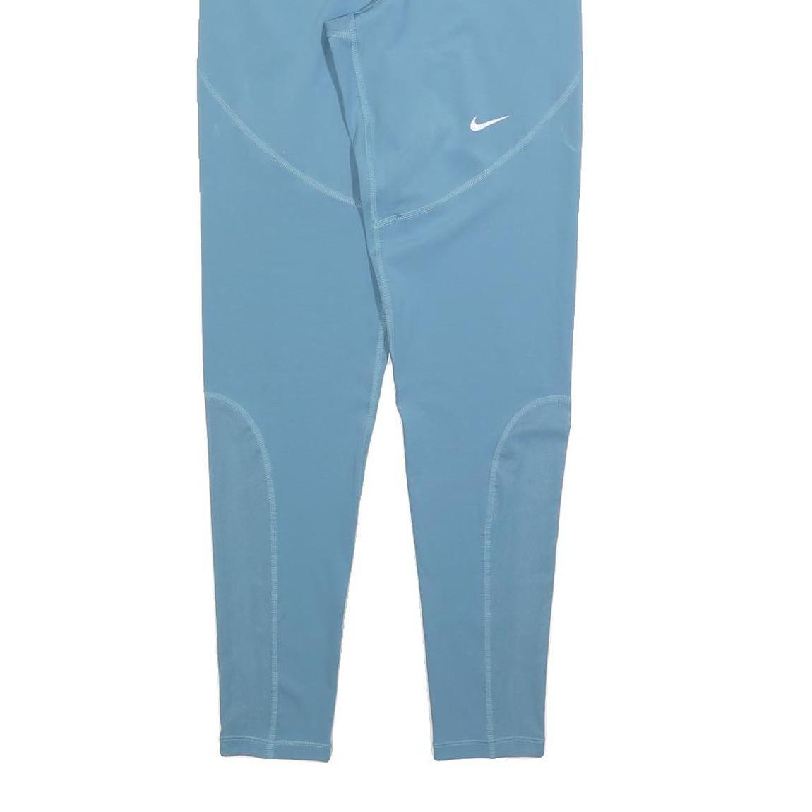 NIKE Womens Joggers Blue Slim Tapered L W28 L28 Sports Performance Activewear