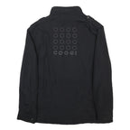 COOGI Mens Black XL Nylon Jacket Casual Zip-Up Pocketed Functional Design
