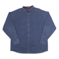 FARAH Mens Blue Casual Shirt L Button Down Collar Cotton Classic Fit