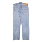 LEVI'S 505 Mens Jeans Blue Regular Straight Denim Light W34 L32 Classic Style