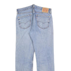 LEVI'S 505 Mens Jeans Blue Regular Straight Denim Light W34 L32 Classic Style
