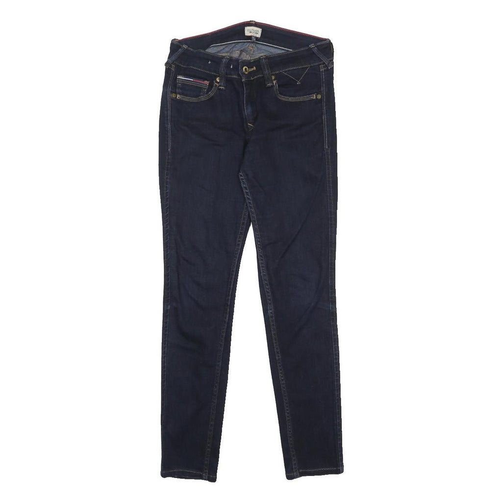 HILFIGER DENIM Womens Jeans Blue Slim Skinny Denim W28 L28 Classic Cotton Zip