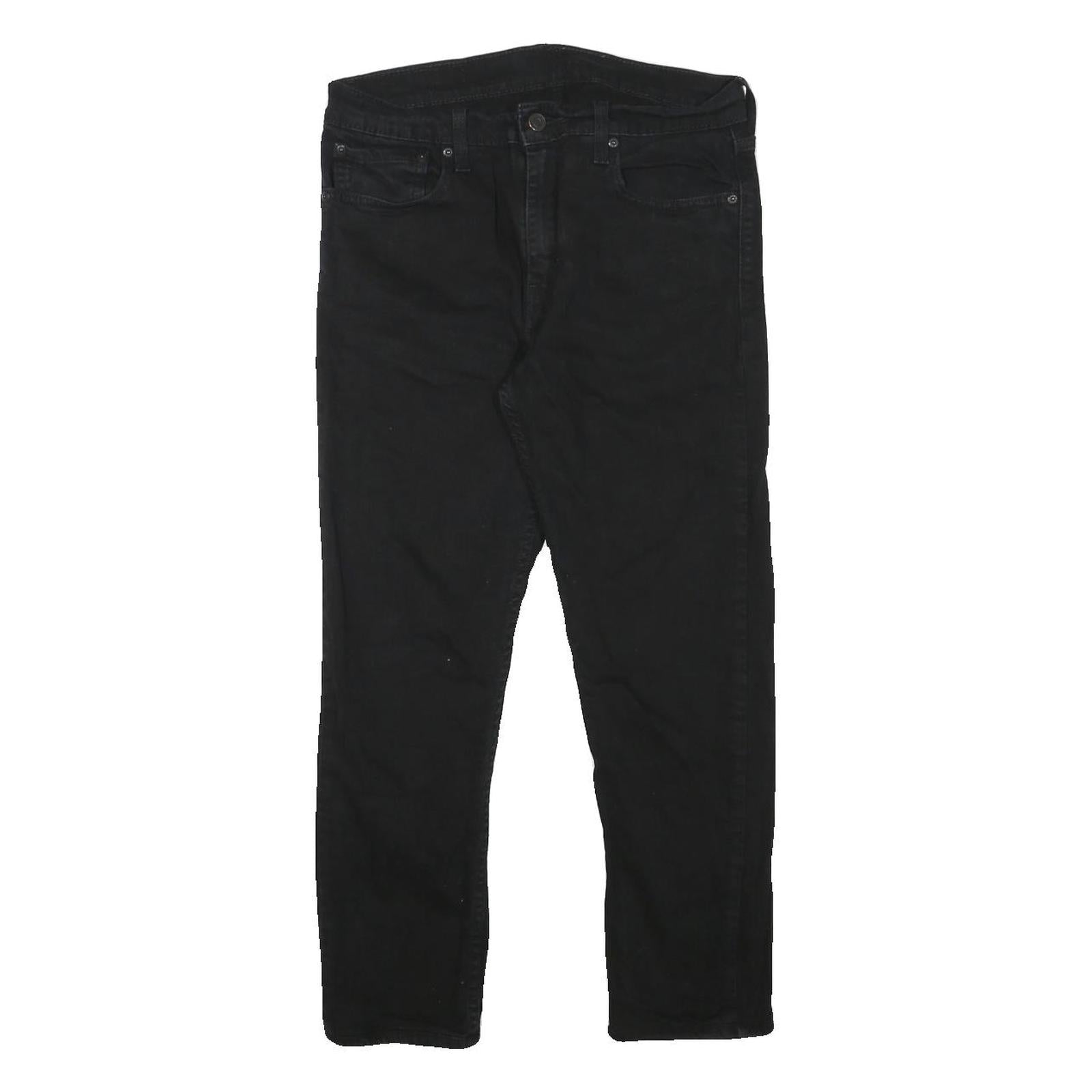 LEVI'S Mens Jeans Black Slim Skinny Denim Medium W29 L25 Classic Cotton Blend