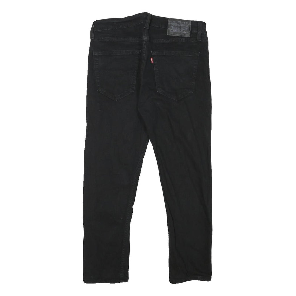 LEVI'S Mens Jeans Black Slim Skinny Denim Medium W29 L25 Classic Cotton Blend