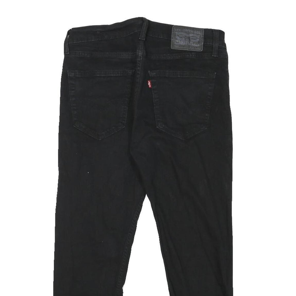 LEVI'S Mens Jeans Black Slim Skinny Denim Medium W29 L25 Classic Cotton Blend