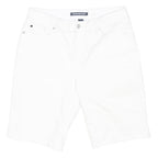 CALVIN KLEIN JEANS Womens White Cotton Blend Casual Shorts UK 8 W30 Stylish