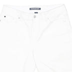 CALVIN KLEIN JEANS Womens White Cotton Blend Casual Shorts UK 8 W30 Stylish
