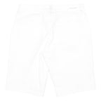 CALVIN KLEIN JEANS Womens White Cotton Blend Casual Shorts UK 8 W30 Stylish