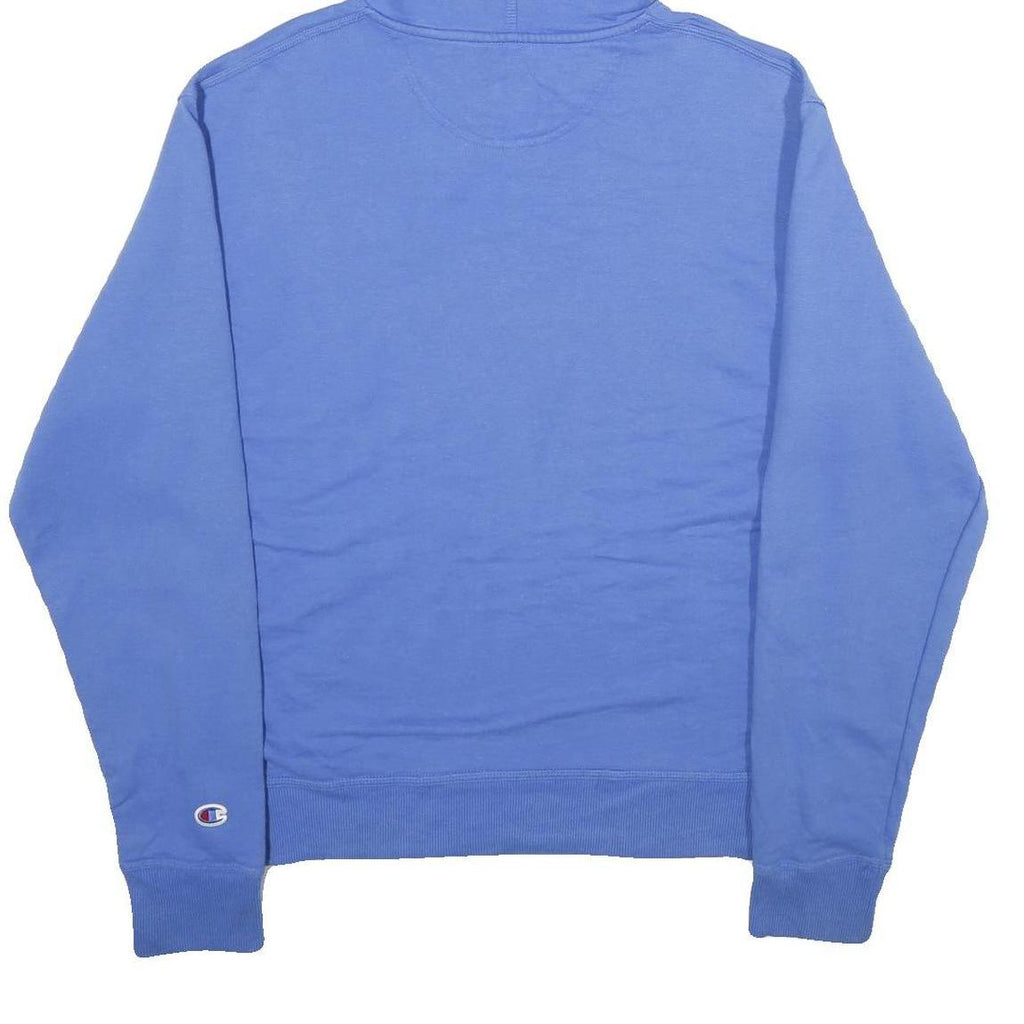 CHAMPION Mens Blue Hoodie M Cotton Blend Pullover Drawstring Hood Casual