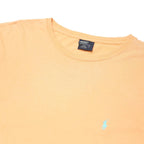 POLO RALPH LAUREN Mens Peach Short Sleeve Crew Neck Cotton T-Shirt L Classic Fit