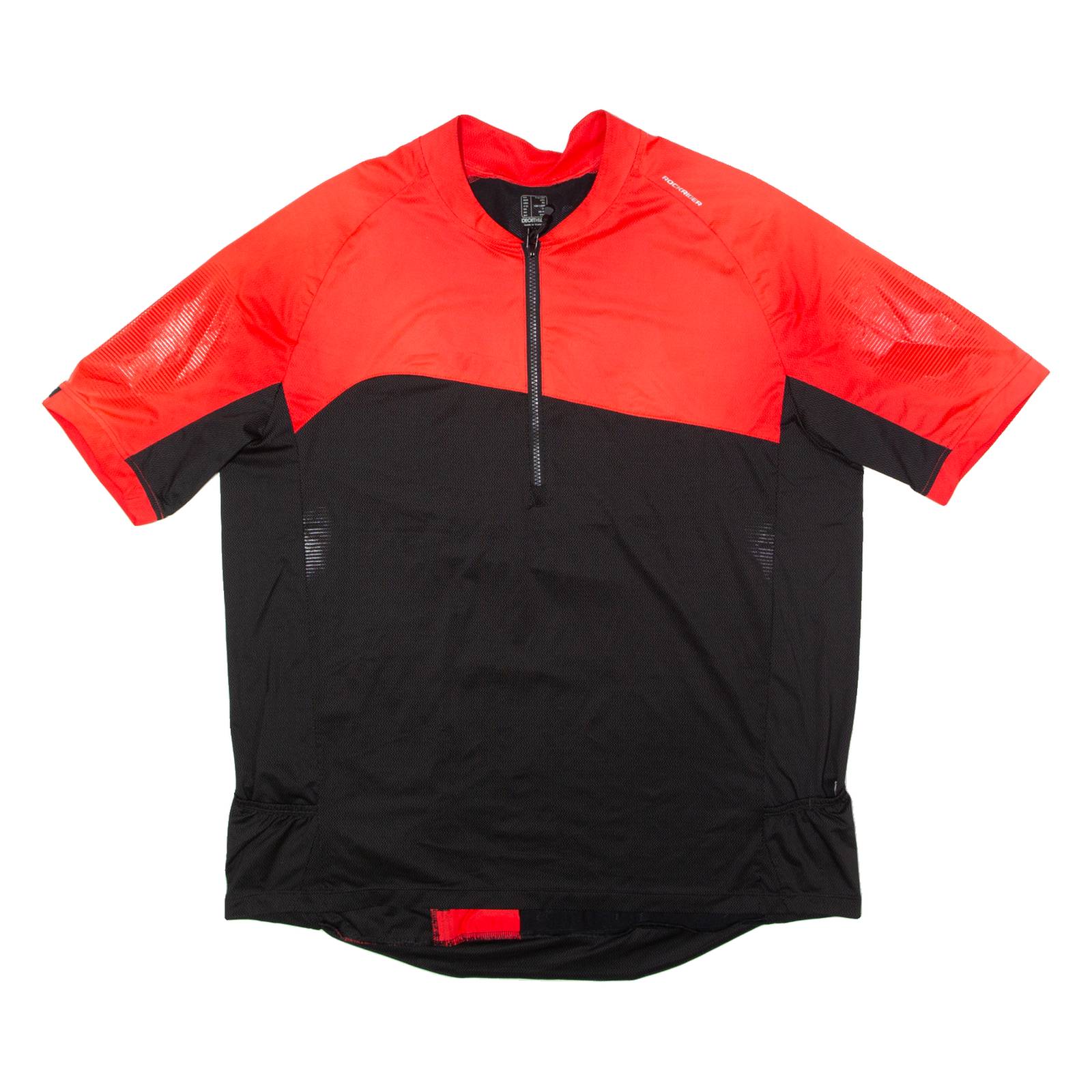 DECATHLON Cycling Mens Jersey Black 1/2 Zip XL