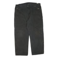 DICKIES Mens Black Regular Fit Straight Cotton Blend Jeans W42 L30 Workwear