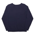 LEVI'S Womens Navy Blue Crew Neck XS Cotton Blend Logo Sweatshirt