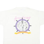 THE BEST Single Stitch Mens White Arturo Barrios L Short Sleeve Graphic