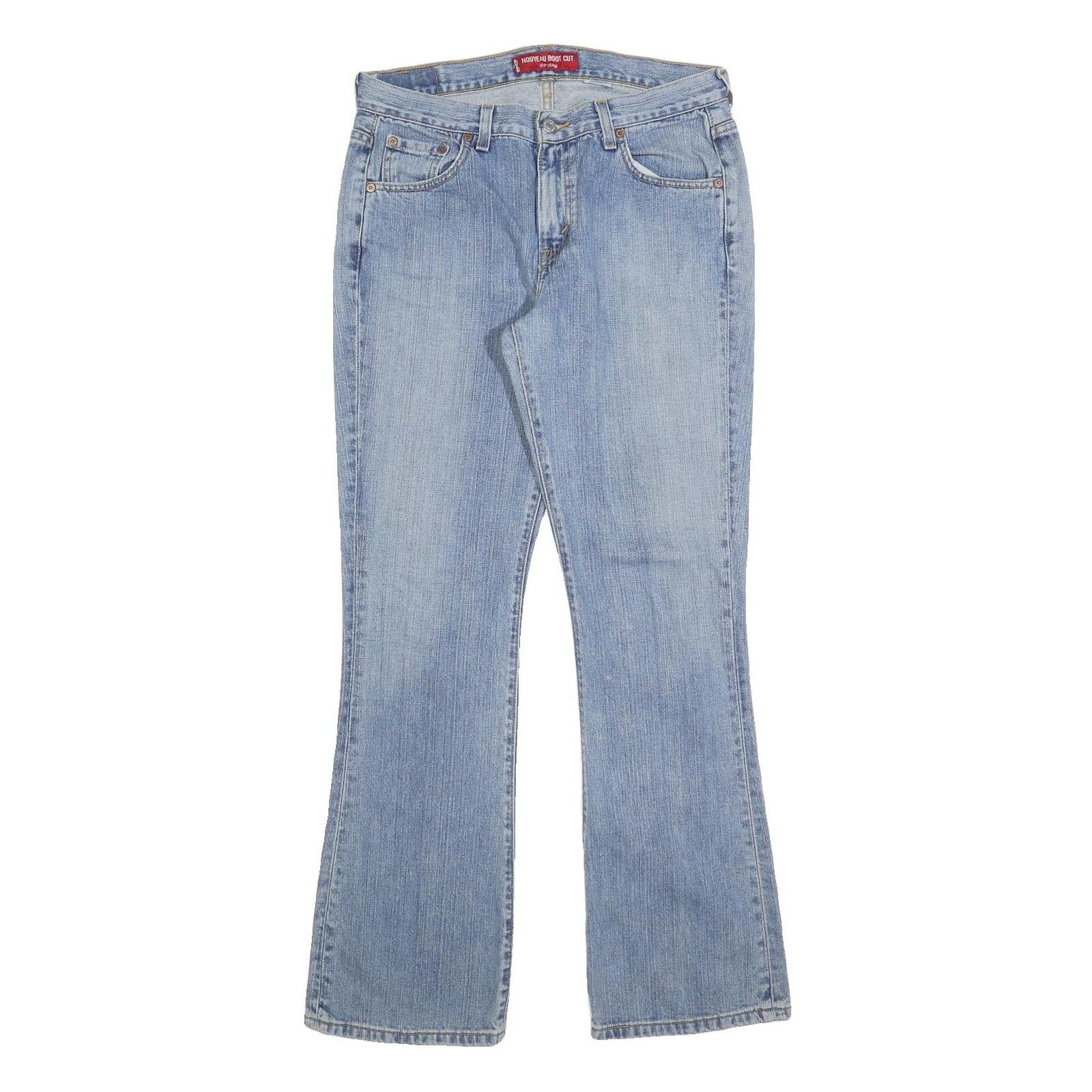 LEVI'S 515 Womens Jeans Blue Regular Bootcut Denim Medium W32 L32 Classic Fit