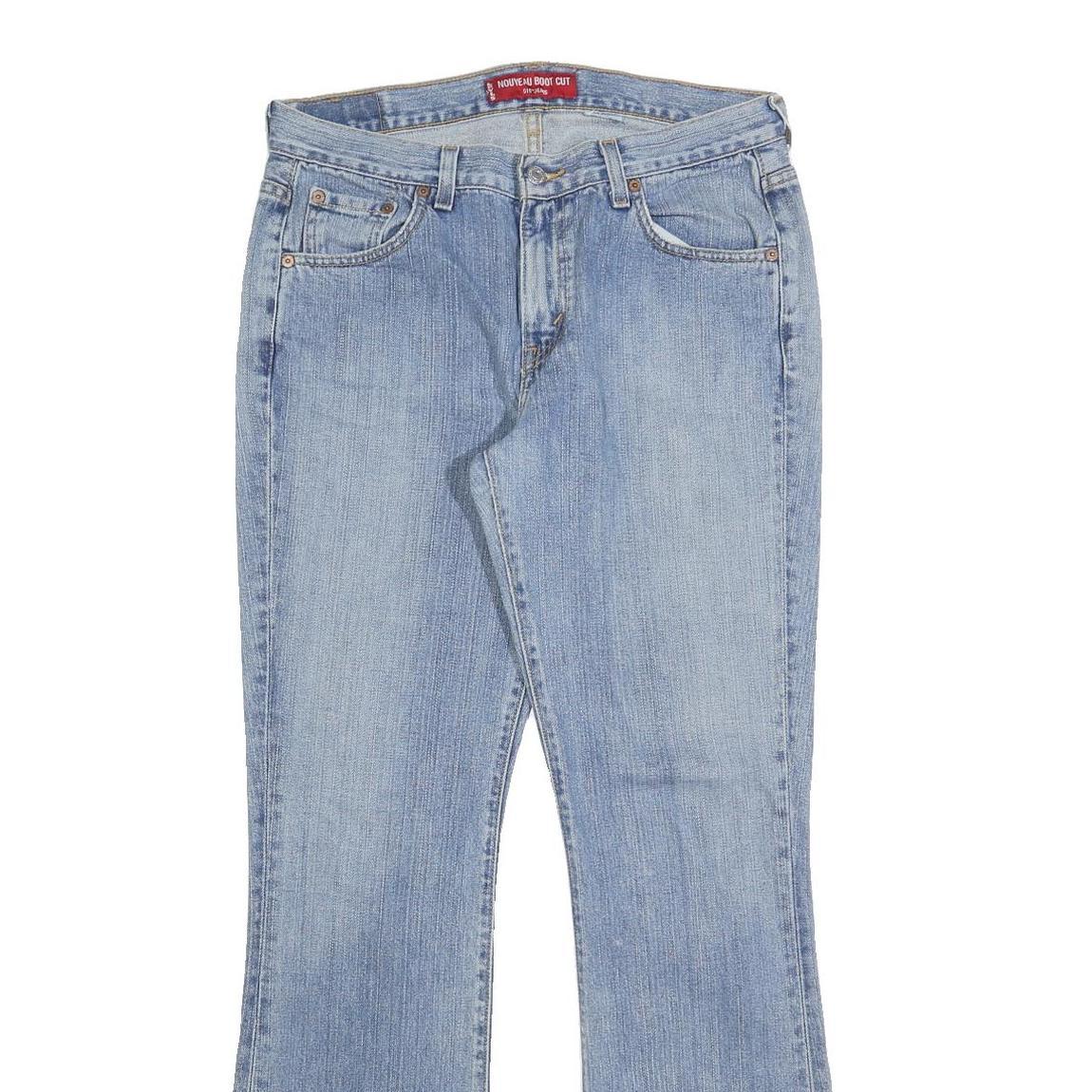 LEVI'S 515 Womens Jeans Blue Regular Bootcut Denim Medium W32 L32 Classic Fit