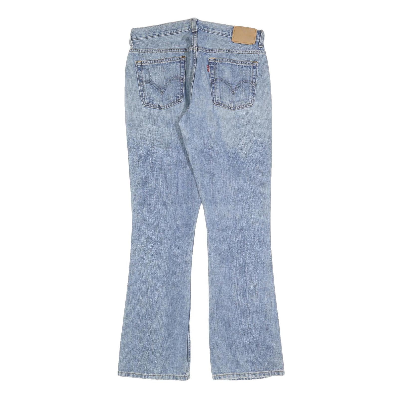 LEVI'S 515 Womens Jeans Blue Regular Bootcut Denim Medium W32 L32 Classic Fit