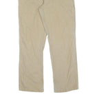 CARHARTT Mens Cotton Beige Regular Straight Trousers W33 L30 Workwear Zip