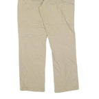 CARHARTT Mens Cotton Beige Regular Straight Trousers W33 L30 Workwear Zip