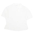 STYLE FRANCAIS Womens Blouse White Collared M