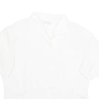 STYLE FRANCAIS Womens Blouse White Collared M