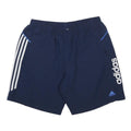 ADIDAS Mens Shorts Navy Blue Casual XL W30 Sports Logo Polyester