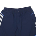 ADIDAS Mens Shorts Navy Blue Casual XL W30 Sports Logo Polyester
