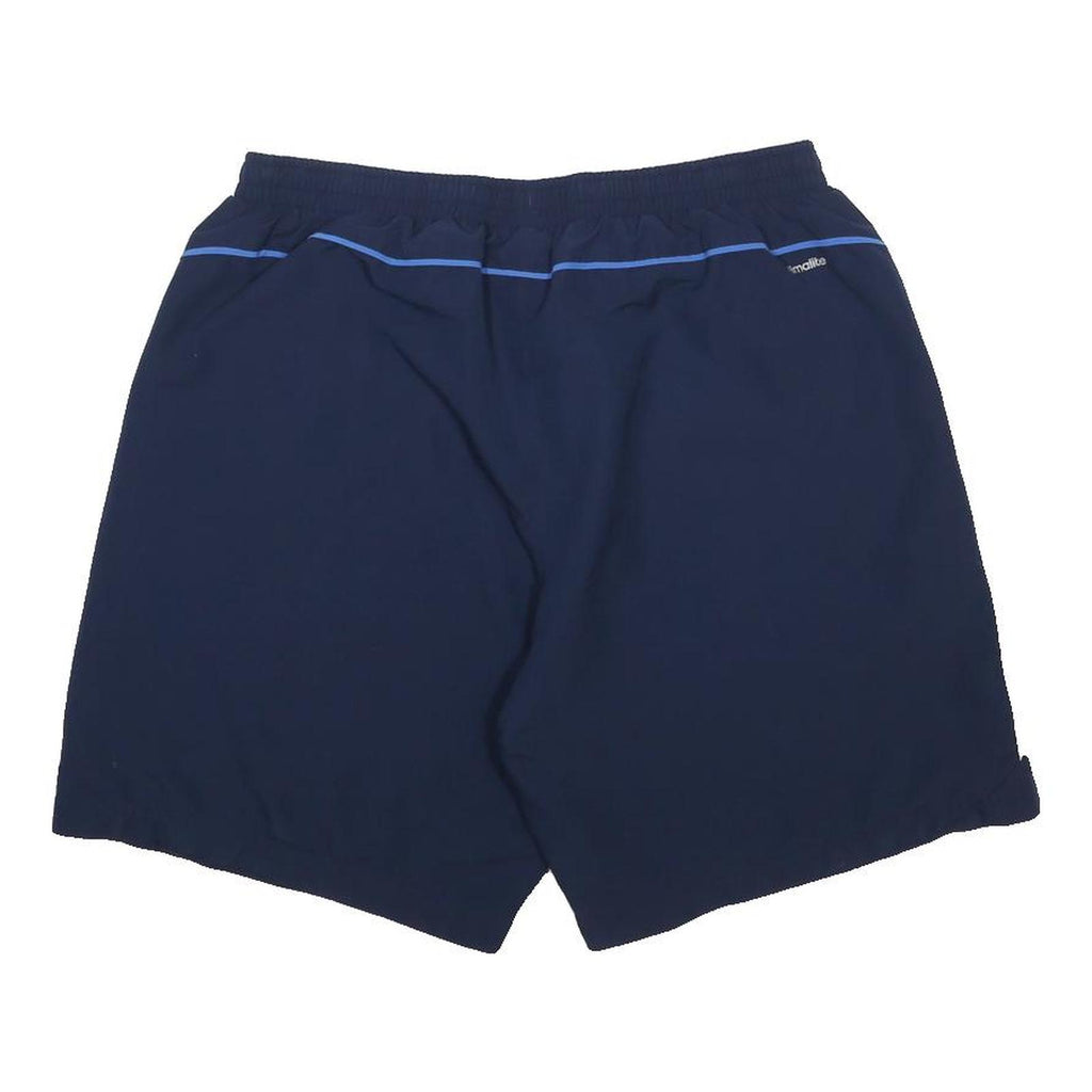 ADIDAS Mens Shorts Navy Blue Casual XL W30 Sports Logo Polyester