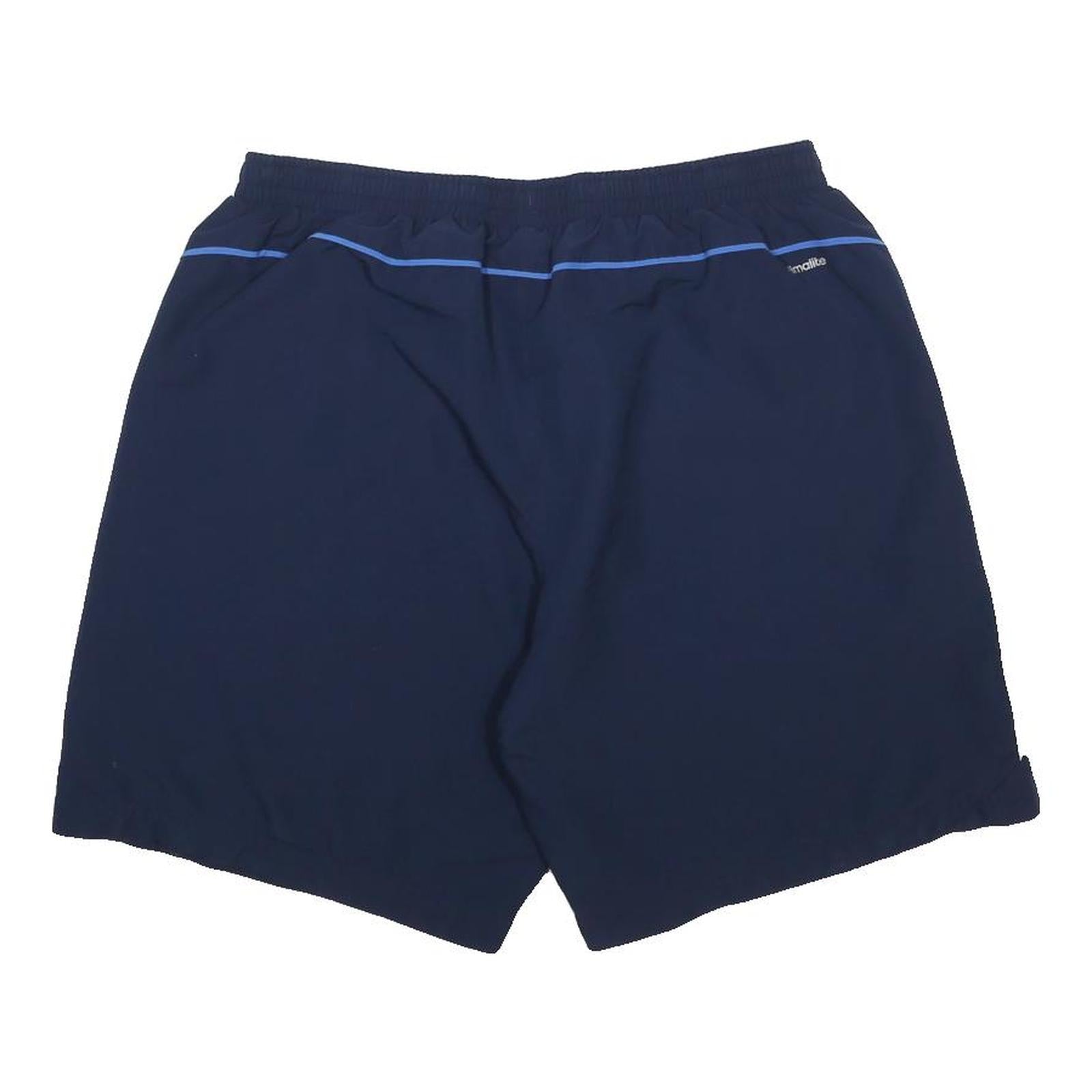 ADIDAS Mens Shorts Navy Blue Casual XL W30 Sports Logo Polyester