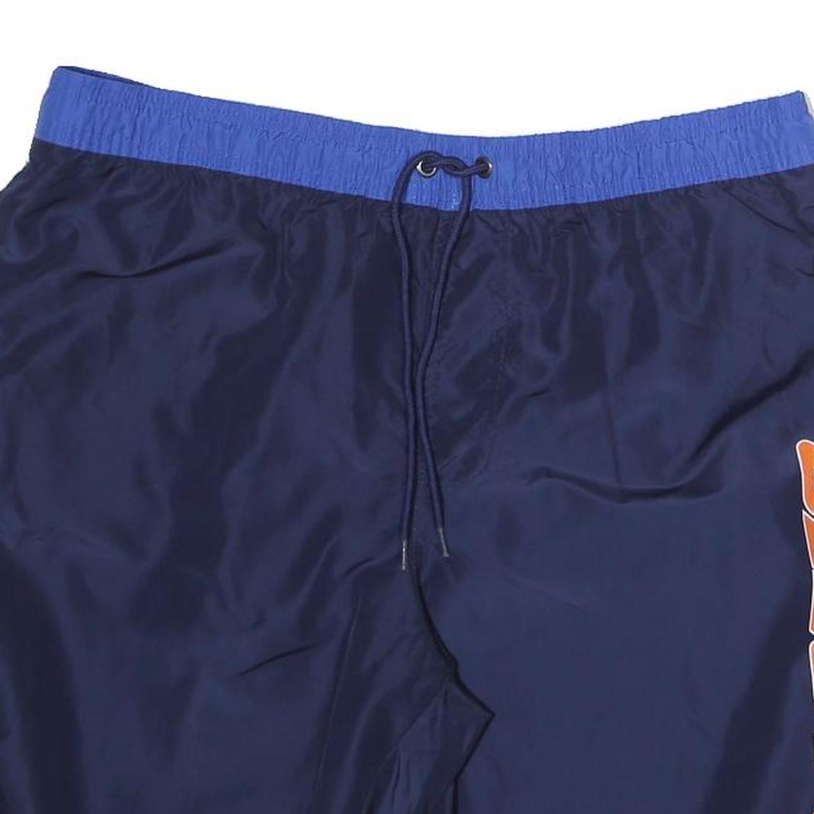 LOTTO Mens Shorts Navy Blue & Light Blue Casual XL W36 Drawstring