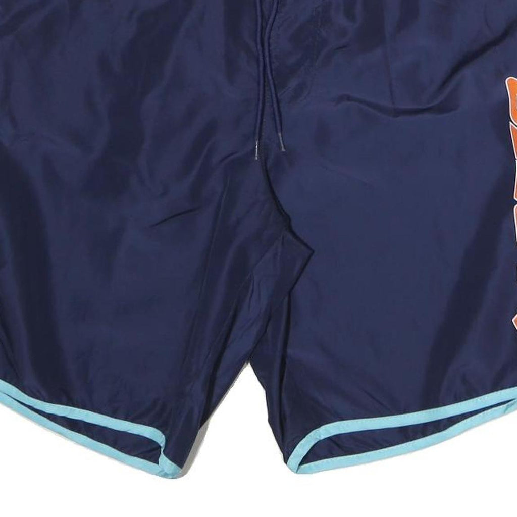 LOTTO Mens Shorts Navy Blue & Light Blue Casual XL W36 Drawstring