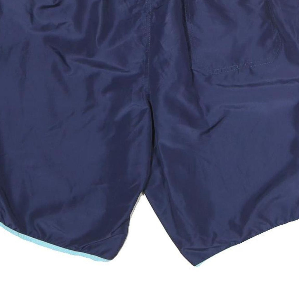 LOTTO Mens Shorts Navy Blue & Light Blue Casual XL W36 Drawstring