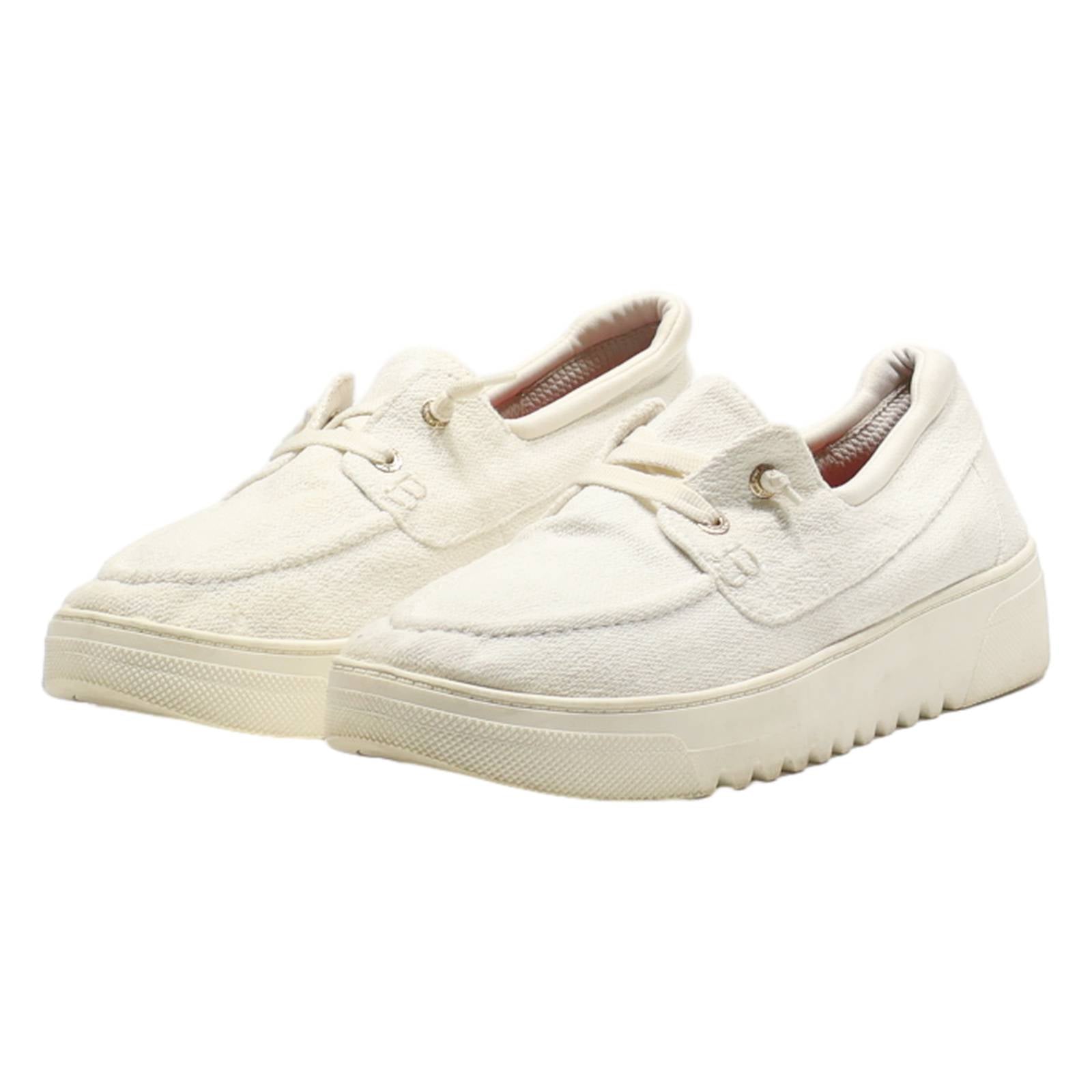 DR SCHOLLS Platform Trainers Beige Synthetic Womens UK 5