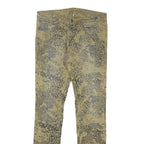 IRO Womens Slim Skinny Jeans Cotton Blend W28 L29 Printed Pattern Zip Closure