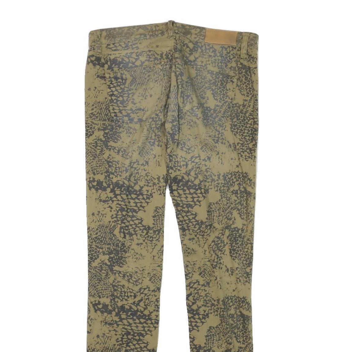 IRO Womens Slim Skinny Jeans Cotton Blend W28 L29 Printed Pattern Zip Closure