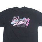 Benson Mens Biker T-Shirt Black XL