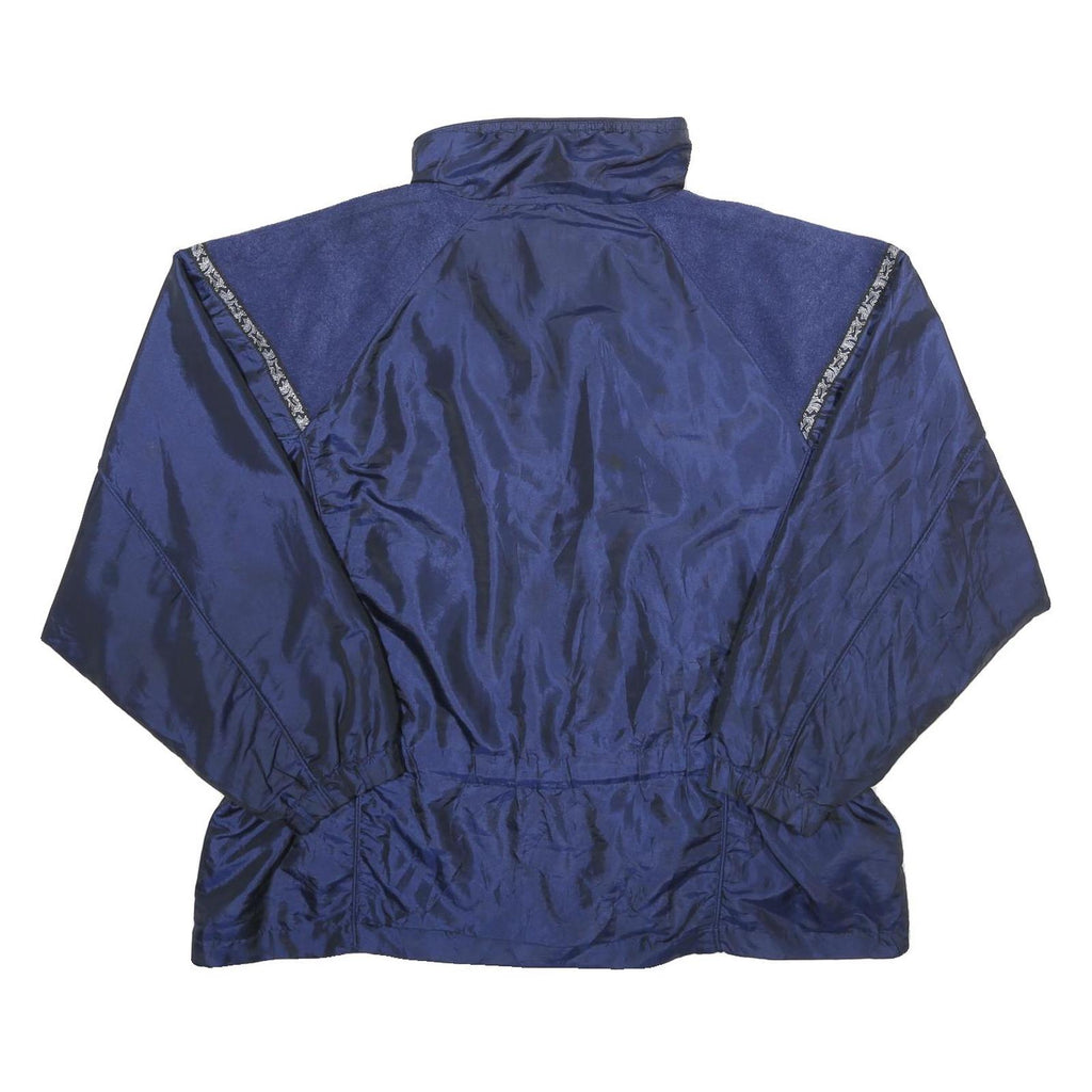 OUTBROOK Womens Blue Navy Jacket UK 26 Polyester Blend Zip Lightweight Casual