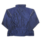 OUTBROOK Womens Blue Navy Jacket UK 26 Polyester Blend Zip Lightweight Casual