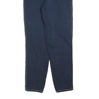 NEWPORT Mens Cotton Blend Navy Regular Fit Straight Leg Trousers W32 L30