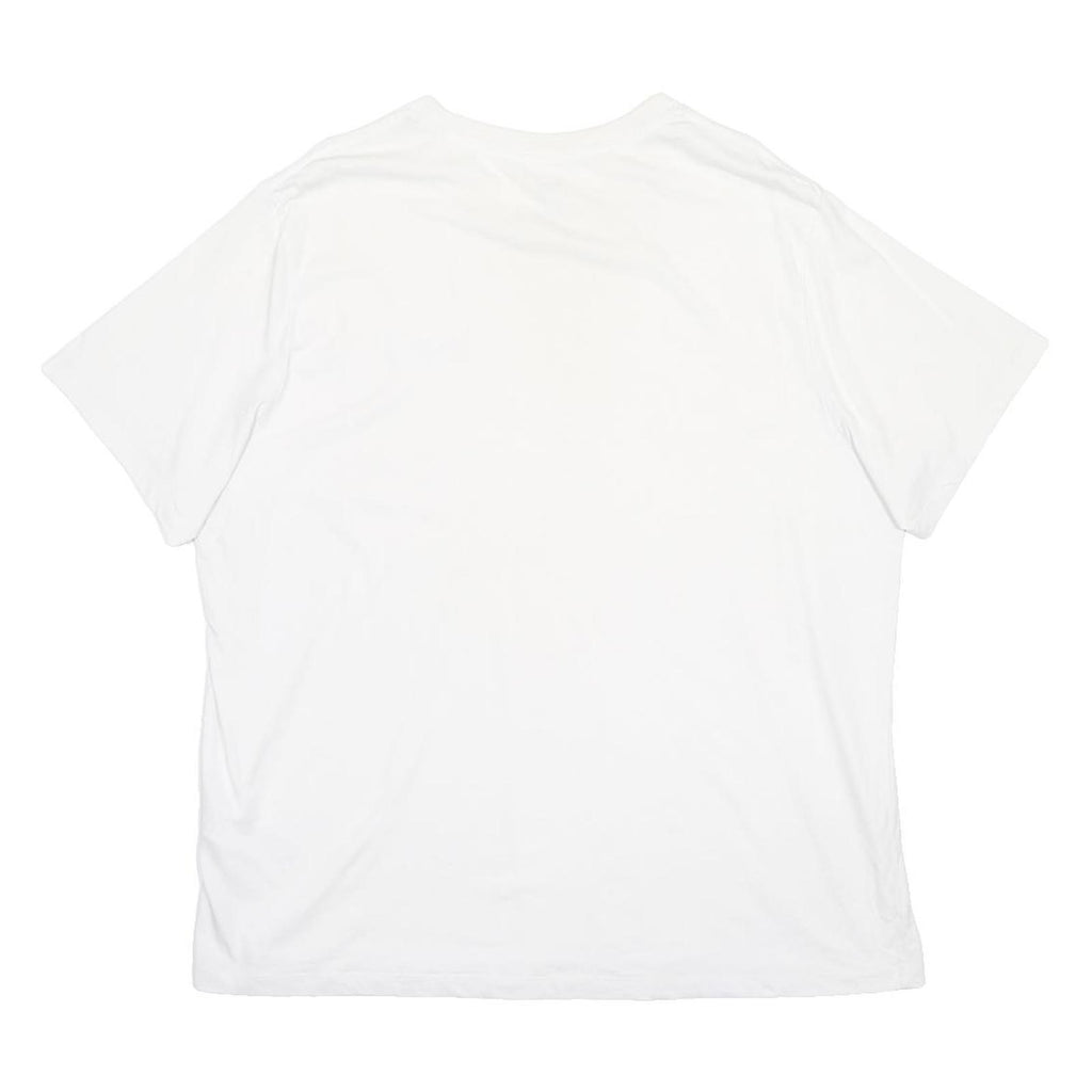 LEVI'S Mens White Graphic T-Shirt 2XL Short Sleeve Crew Neck Logo Print